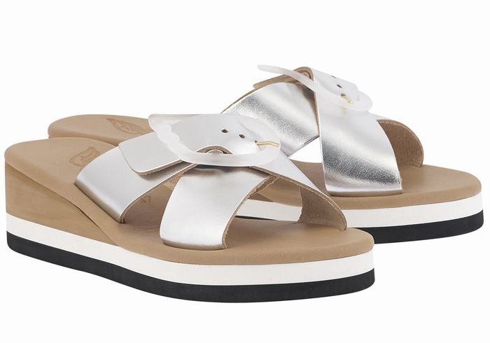 Sandale Compensée Ancient Greek Sandals Thais Rainbow Military Femme | ZCG-0658935